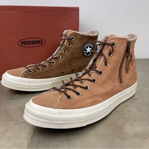 Chuck Taylor 1970 Missoni Two Tone Suede Leather High Top